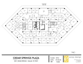2501 Cedar Springs Rd, Dallas, TX à louer Plan d’étage– Image 1 sur 1