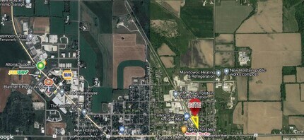 1600 Michigan Avenue, New Holstein, WI - VUE AÉRIENNE  vue de carte