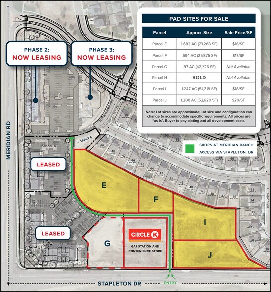 Meridian Rd & Stapleton Dr, Peyton, CO à vendre - Plan de site – Image 2 sur 2