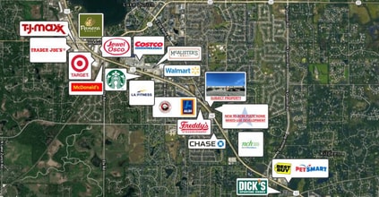 1110-1150 Rand Rd, Lake Zurich, IL - VUE AÉRIENNE  vue de carte
