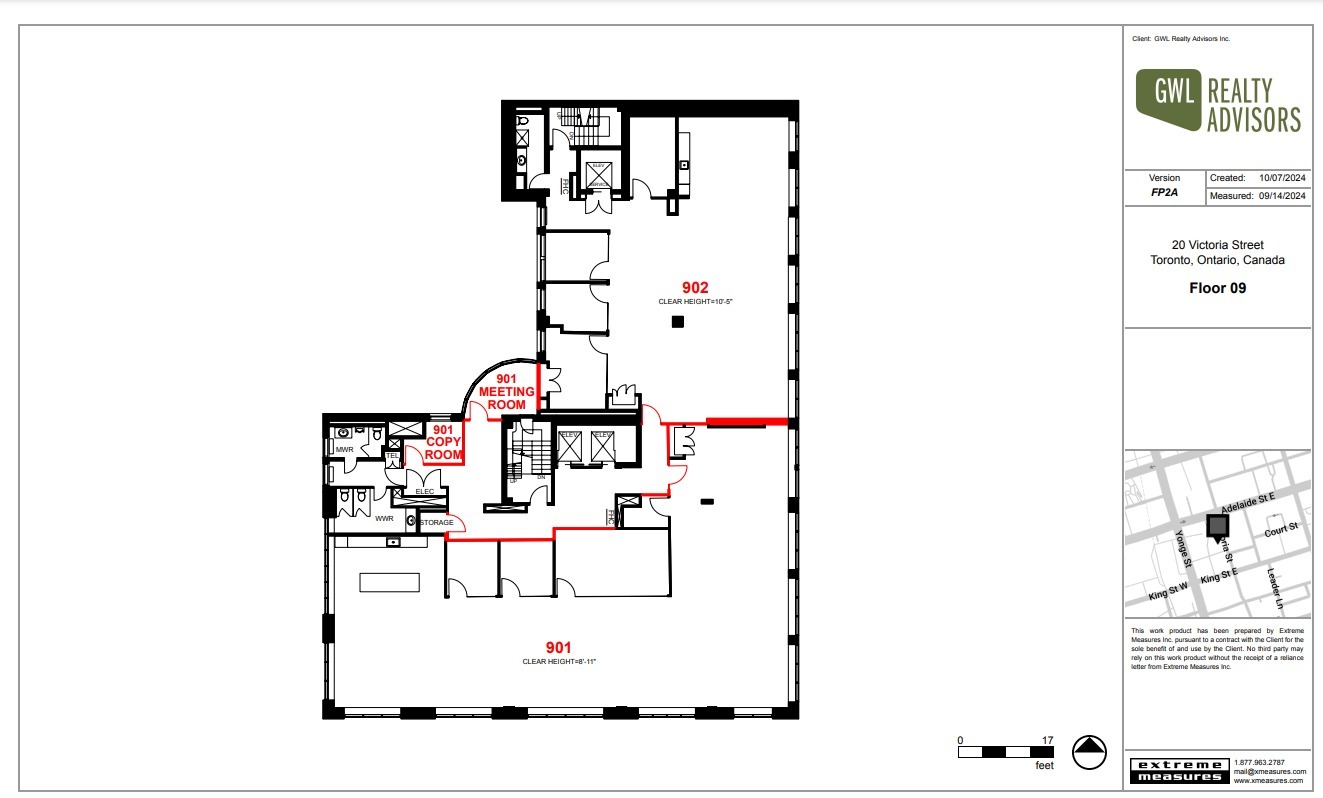 20 Victoria St, Toronto, ON à louer Plan d’étage– Image 1 sur 1