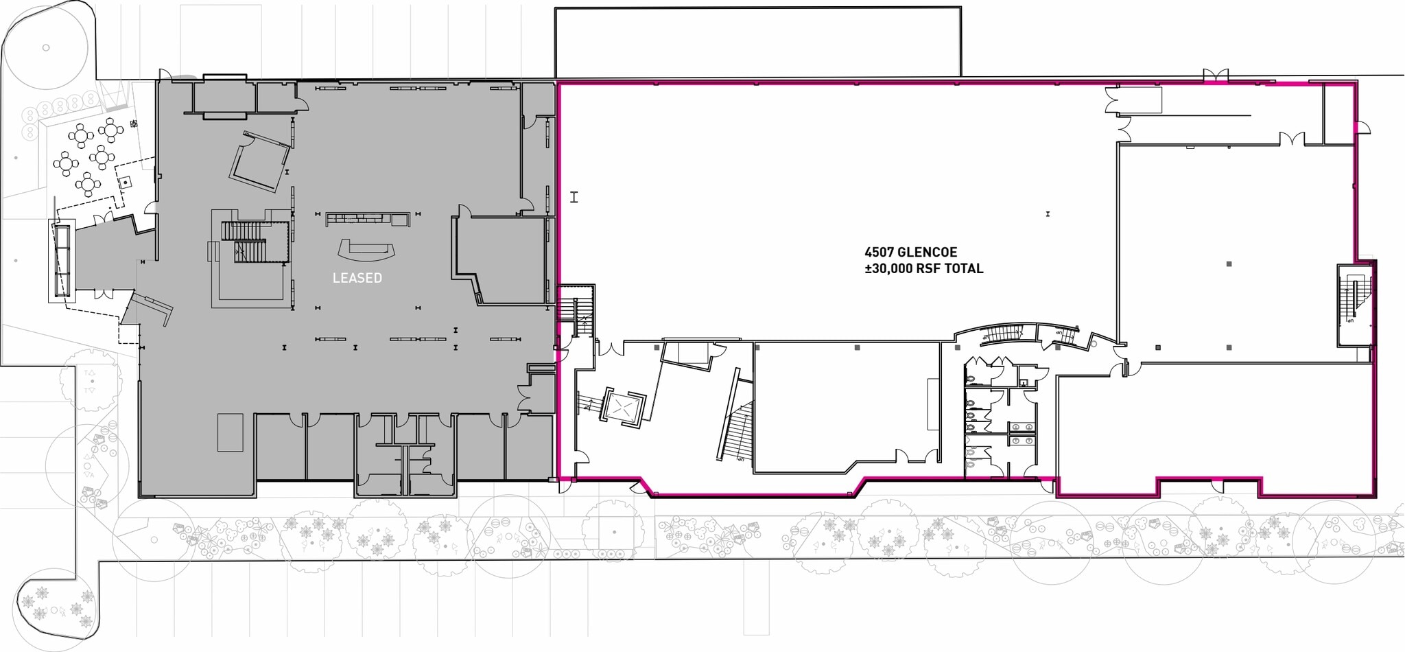 4501 Glencoe Ave, Marina del Rey, CA à louer Plan d’étage– Image 1 sur 3