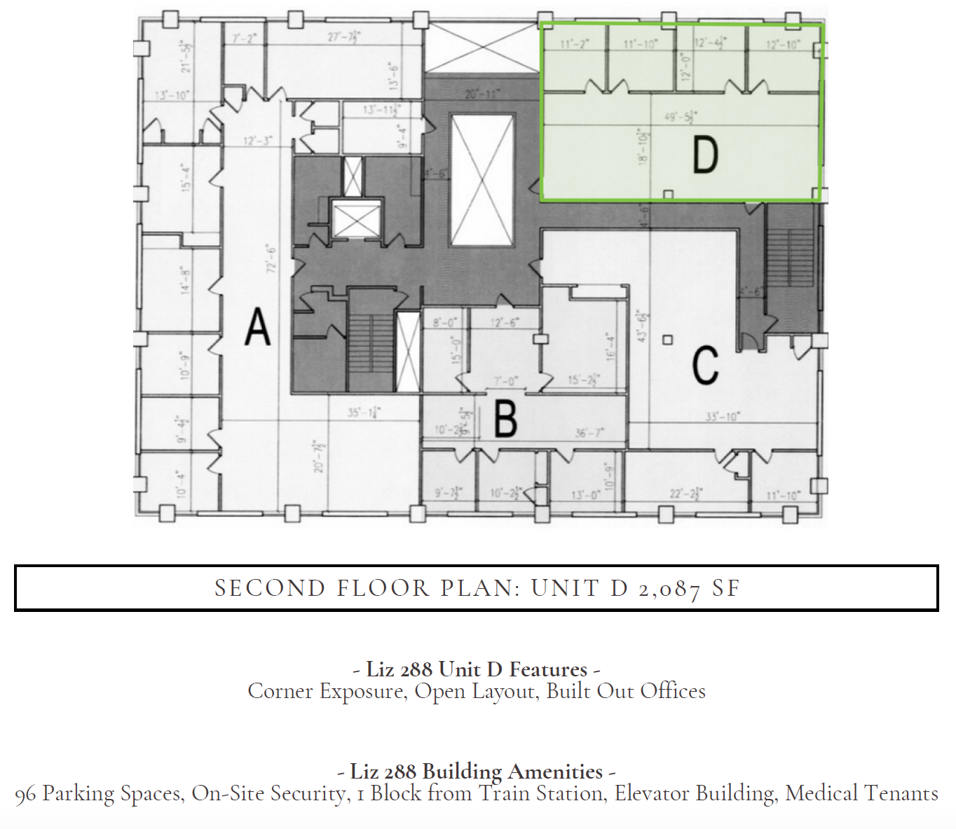 288 N Broad St, Elizabeth, NJ à louer Plan d’étage– Image 1 sur 5
