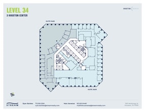 1301 McKinney St, Houston, TX à louer Plan d’étage– Image 1 sur 1