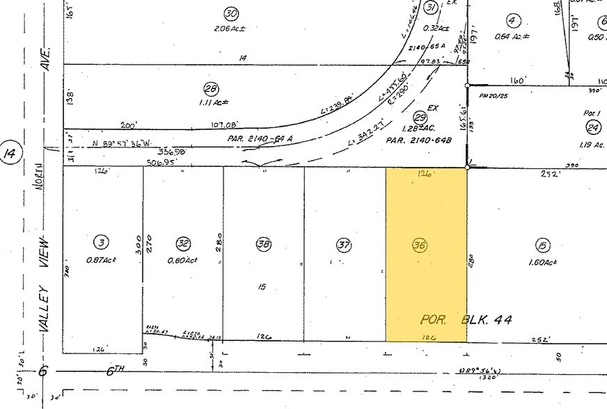 1217 6th St, Norco, CA à vendre - Plan cadastral – Image 2 sur 8