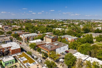 4321-4329 Av Papineau, Montréal, QC - Vue aérienne  vue de carte