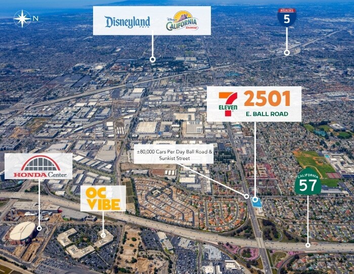 2501 E Ball Rd, Anaheim, CA à vendre - Photo de l’immeuble – Image 3 sur 11