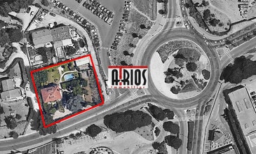 La Seyne-sur-Mer - VUE AÉRIENNE vue de carte