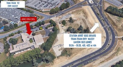 Évry-Courcouronnes - Vue aérienne  vue de carte - Image1