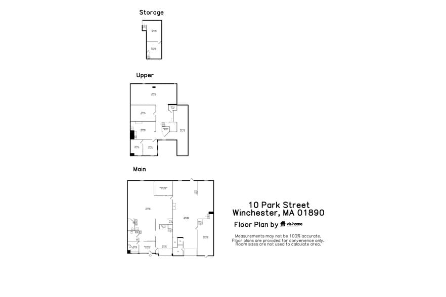 10-12 Park St, Winchester, MA à louer - Plan d’étage – Image 2 sur 22