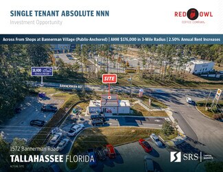 Plus de détails pour 1572 Bannerman Rd, Tallahassee, FL - Local commercial à vendre