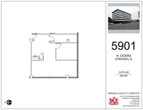 5901 N Cicero Ave, Chicago, IL à louer Plan d’étage– Image 1 sur 4