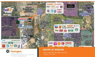 Plus de détails pour NEC of West Rd and Avalon River Rd, Cypress, TX - Local commercial à louer