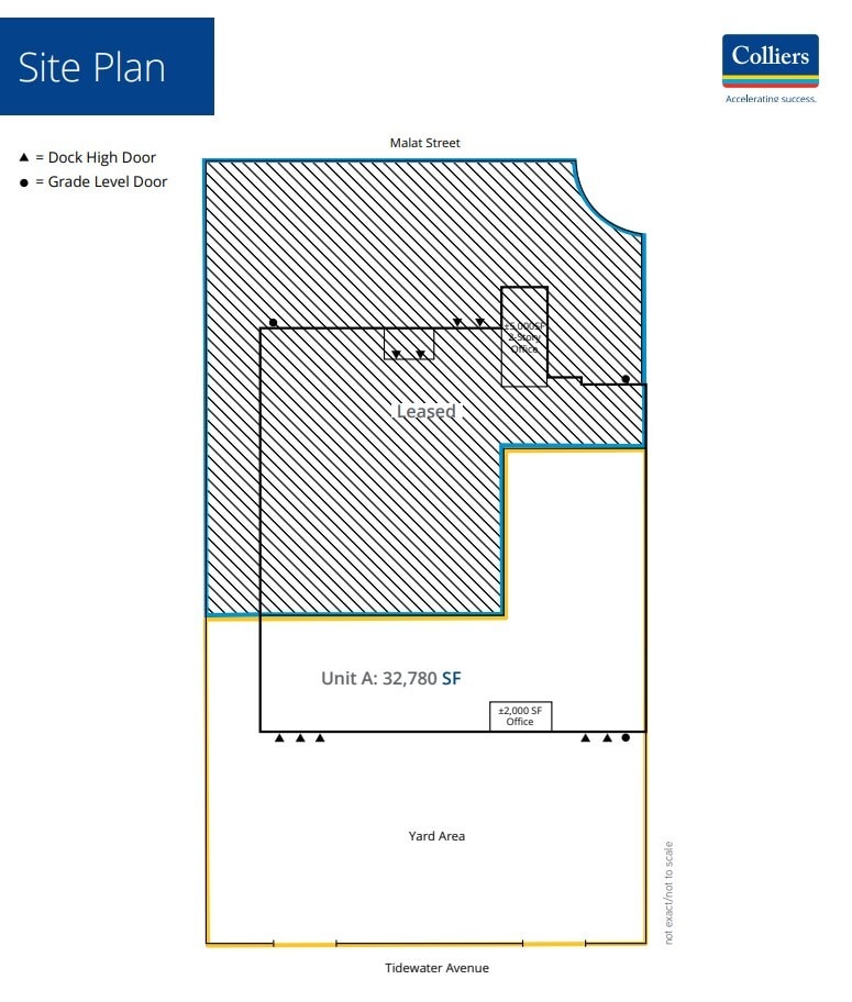 4450 Tidewater Ave, Oakland, CA à louer Plan d’étage– Image 1 sur 4