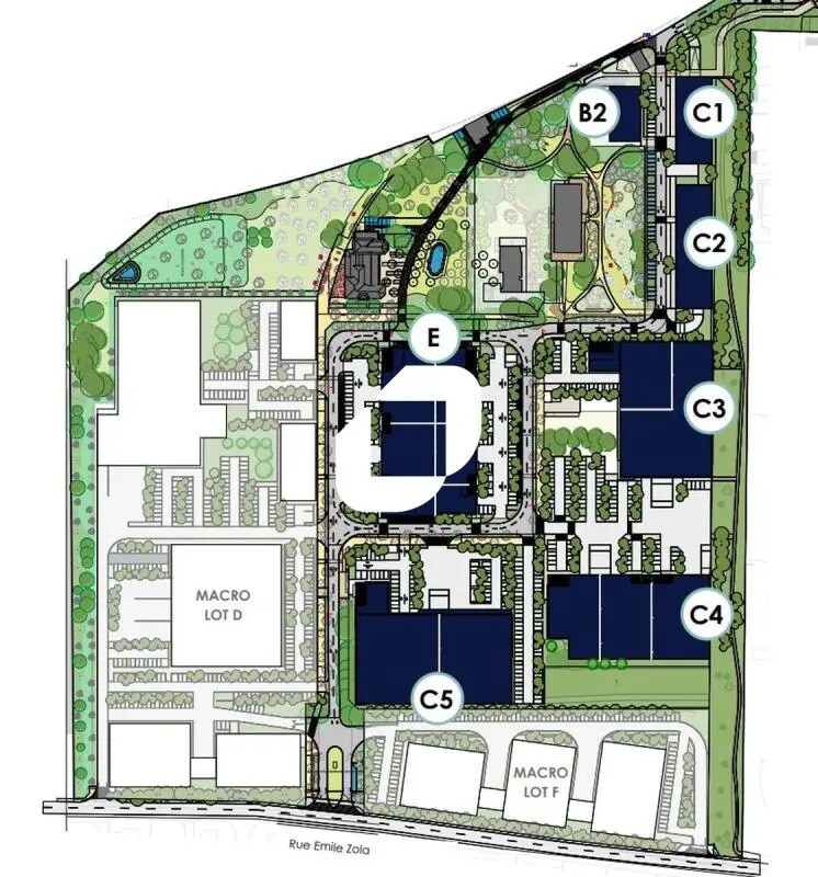 Terrain dans Décines-Charpieu à vendre Plan de site– Image 1 sur 4