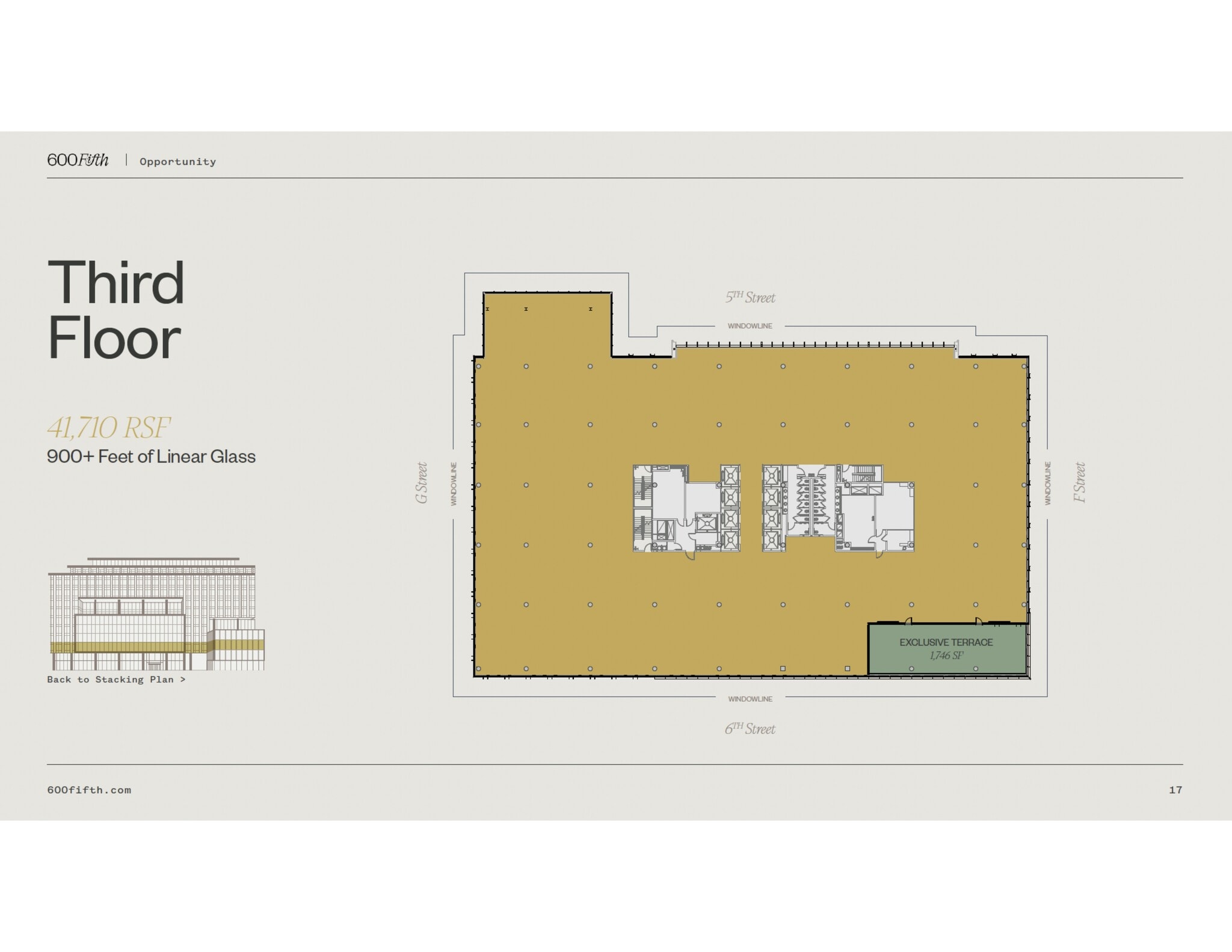 600 5th St NW, Washington, DC à louer Plan de site– Image 1 sur 3