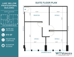 7240 Crowder Blvd, New Orleans, LA à louer Plan d’étage– Image 1 sur 1