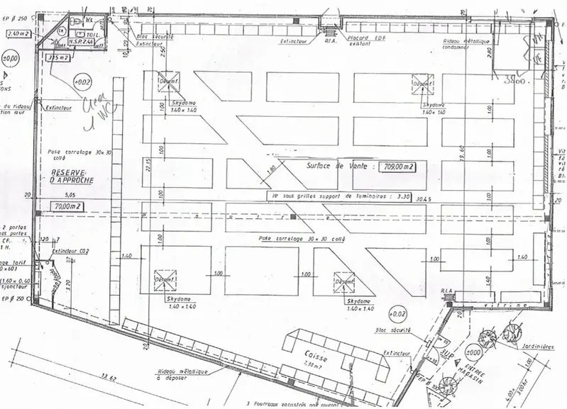 Local commercial dans Gap à louer - Plan d’étage – Image 2 sur 2