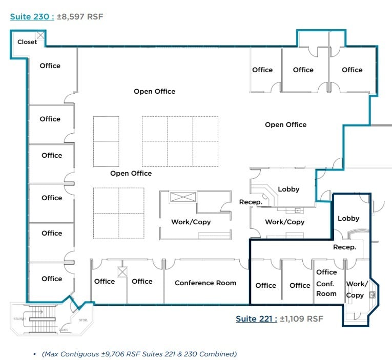 5001 California Ave, Bakersfield, CA à louer Plan d’étage– Image 1 sur 1