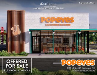 Plus de détails pour 1517 NC-24, Cameron, NC - Local commercial à vendre
