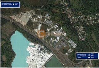 Mios - Vue aérienne  vue de carte