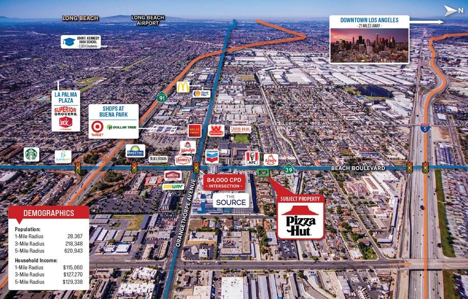 6832 Beach Blvd, Buena Park, CA à vendre - Photo de l’immeuble – Image 3 sur 6