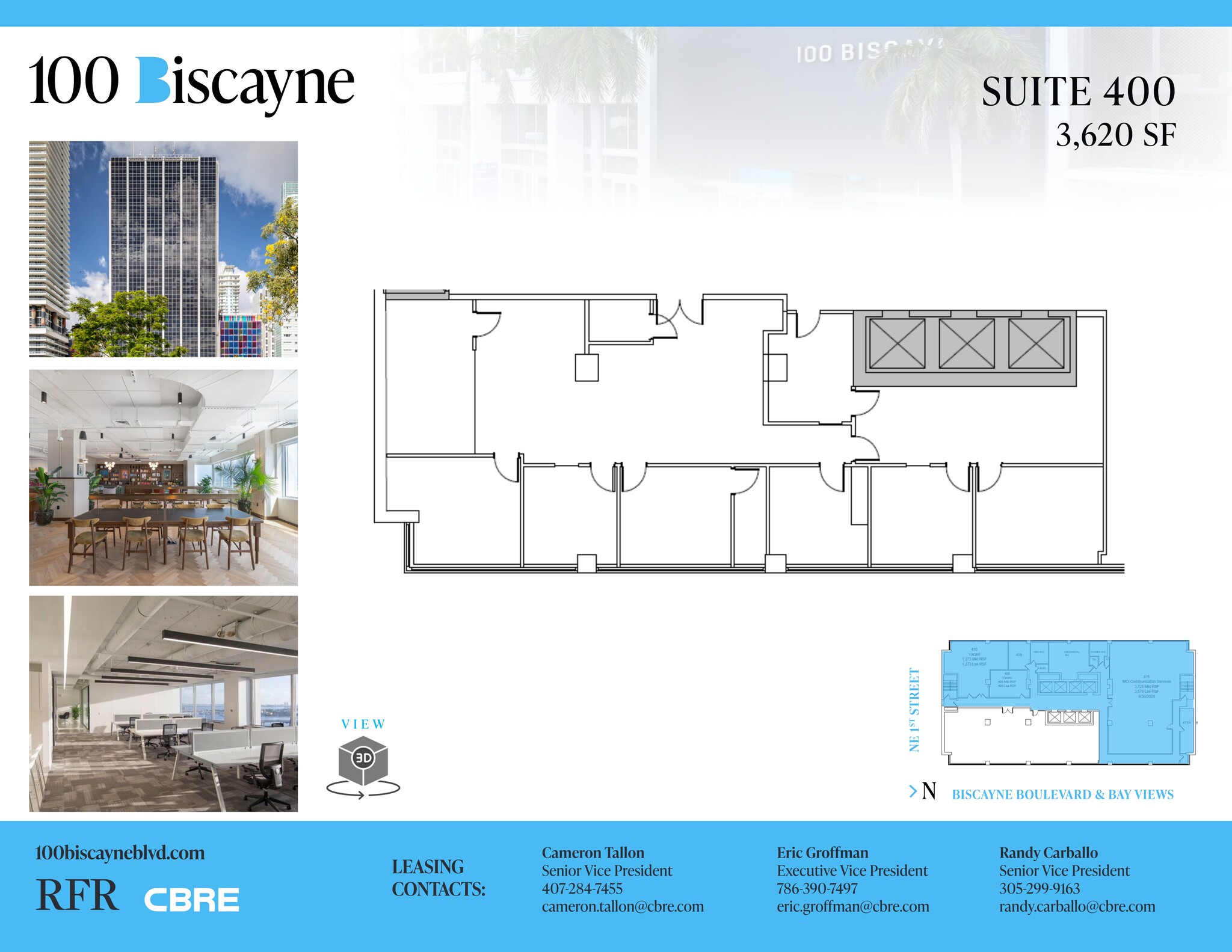100 N Biscayne Blvd, Miami, FL à louer Plan de site– Image 1 sur 8