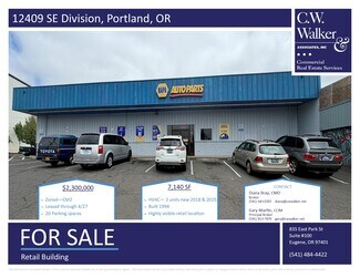 Plus de détails pour 12409 SE Division St, Portland, OR - Local commercial à vendre