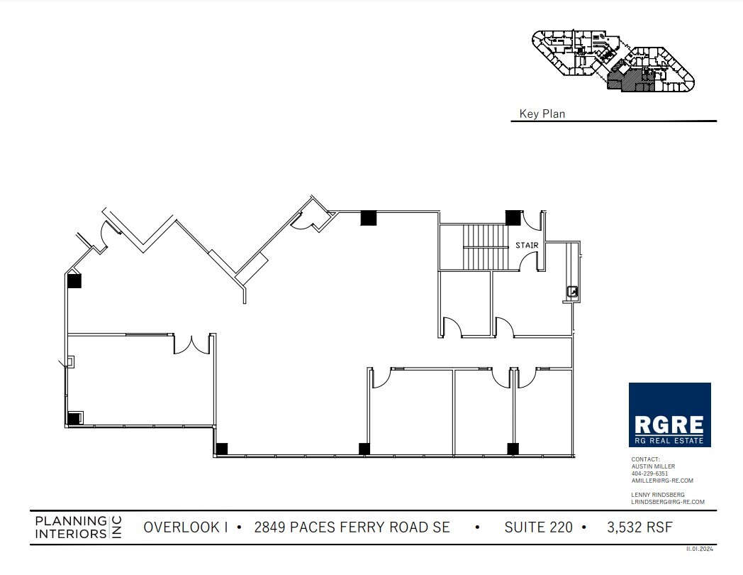 2849 Paces Ferry Rd SE, Atlanta, GA à louer Plan d’étage– Image 1 sur 1