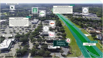 4453 Southside Blvd, Jacksonville, FL - Vue aérienne  vue de carte - Image1