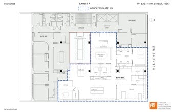 144 E 44th St, New York, NY à louer Plan de site– Image 1 sur 13
