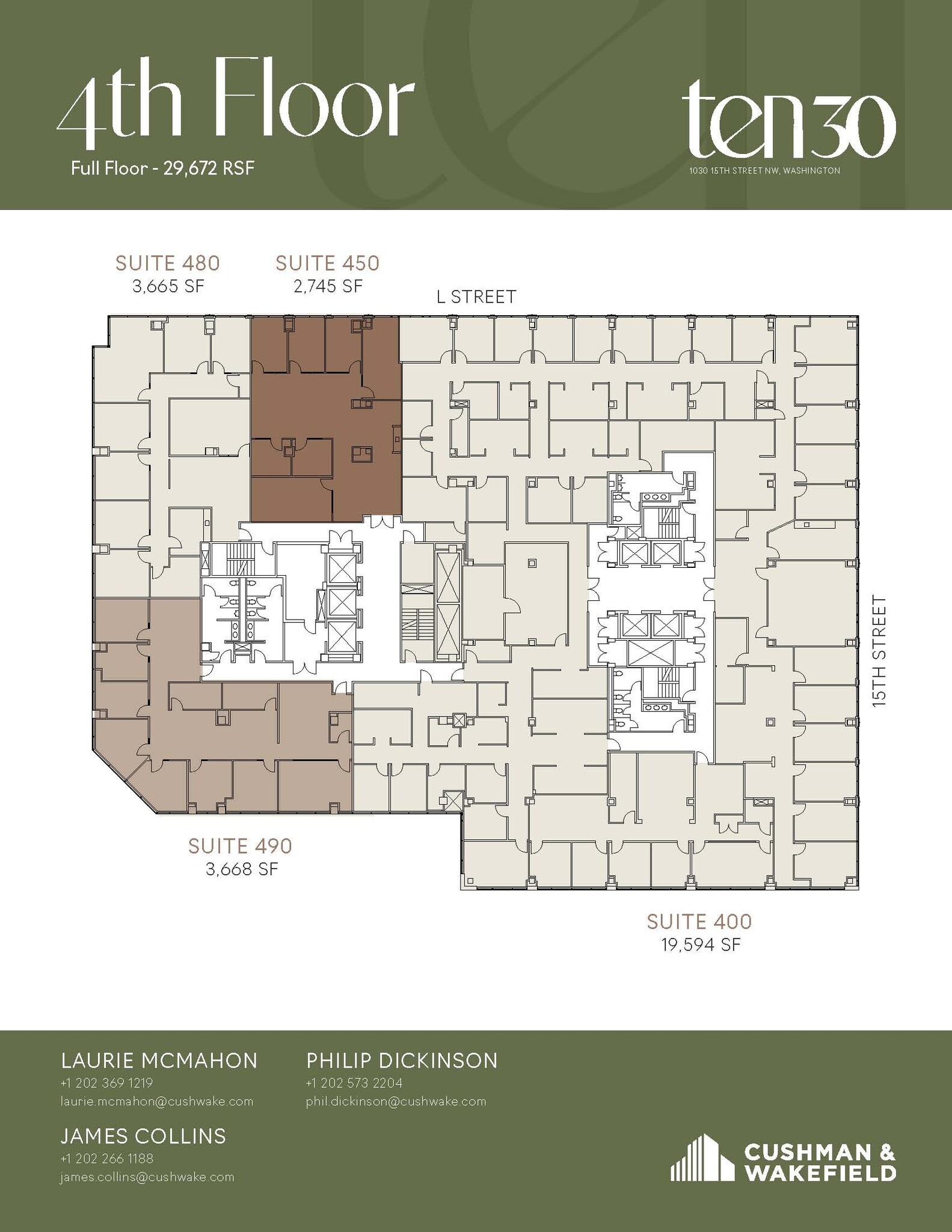 1030 15th St NW, Washington, DC à louer Plan d’étage– Image 1 sur 1