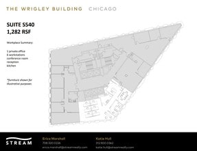400 N Michigan Ave, Chicago, IL à louer Plan d’étage– Image 1 sur 1