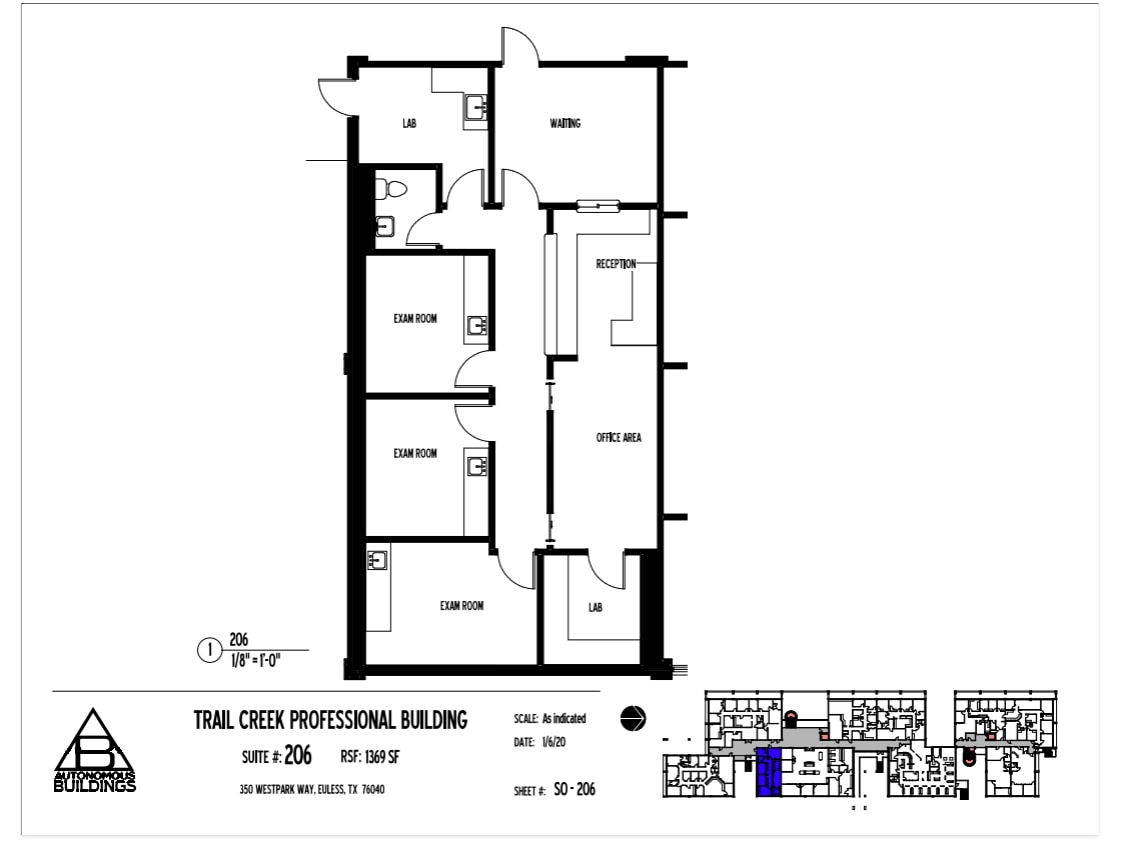 350 Westpark Way, Euless, TX à louer Plan d’étage– Image 1 sur 1