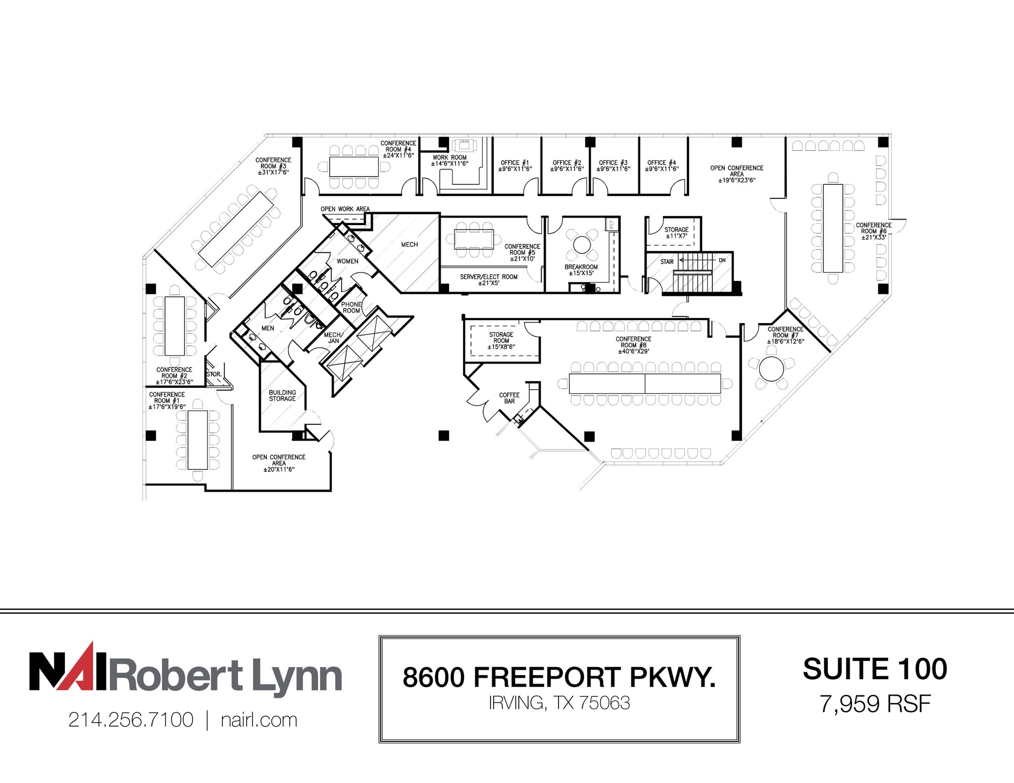 8600 Freeport Pky, Irving, TX à louer Plan d’étage– Image 1 sur 1
