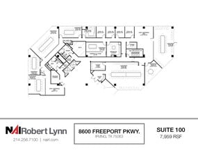 8600 Freeport Pky, Irving, TX à louer Plan d’étage– Image 1 sur 1