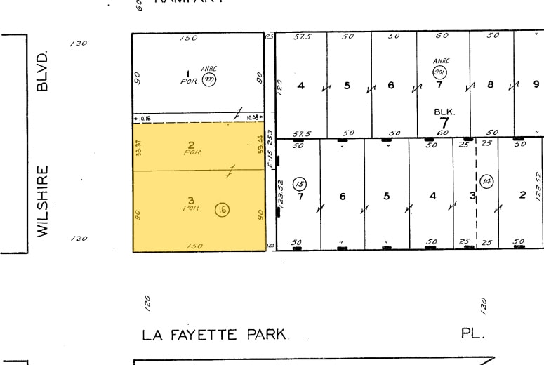 2706 Wilshire Blvd, Los Angeles, CA à louer Plan cadastral– Image 1 sur 7