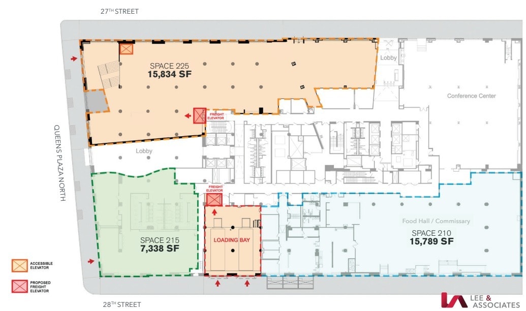 27-01 Queens Plz N, Long Island City, NY à louer Plan d’étage– Image 1 sur 1