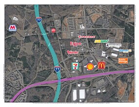 11601 Hambright Rd, Huntersville, NC - Vue aérienne vue de carte