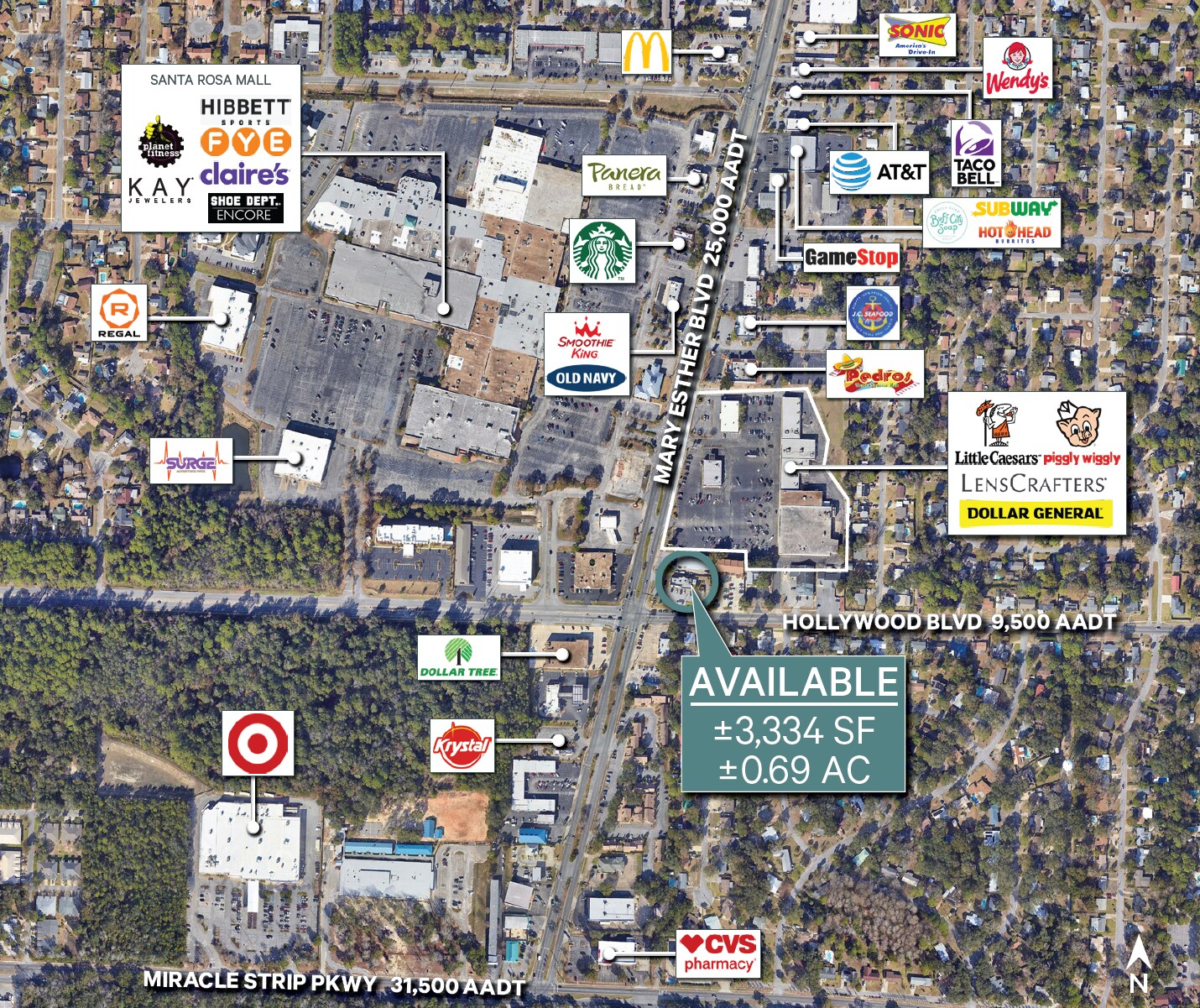201 Mary Esther Blvd, Mary Esther, FL à vendre Aérien– Image 1 sur 3