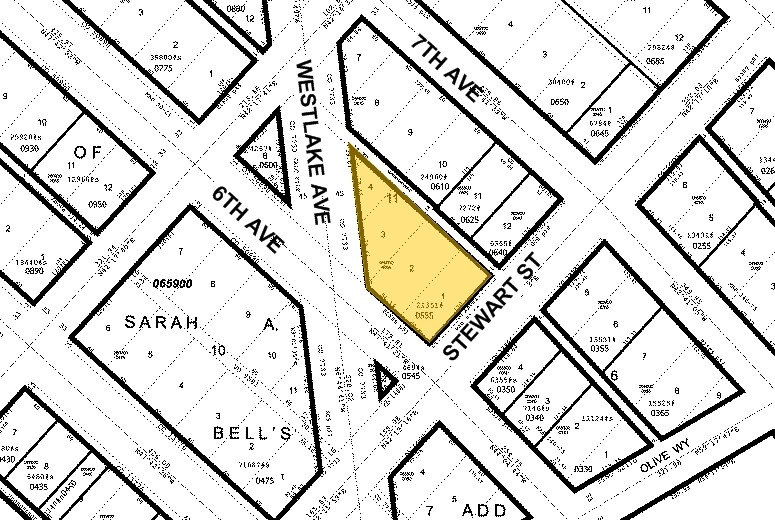 600 Stewart St, Seattle, WA à louer - Plan cadastral – Image 2 sur 3