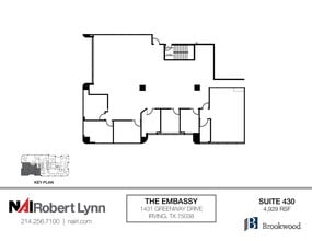 1431 Greenway Dr, Irving, TX à louer Plan d’étage– Image 1 sur 2