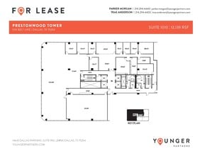 5151 Belt Line Rd, Dallas, TX à louer Plan d’étage– Image 1 sur 2