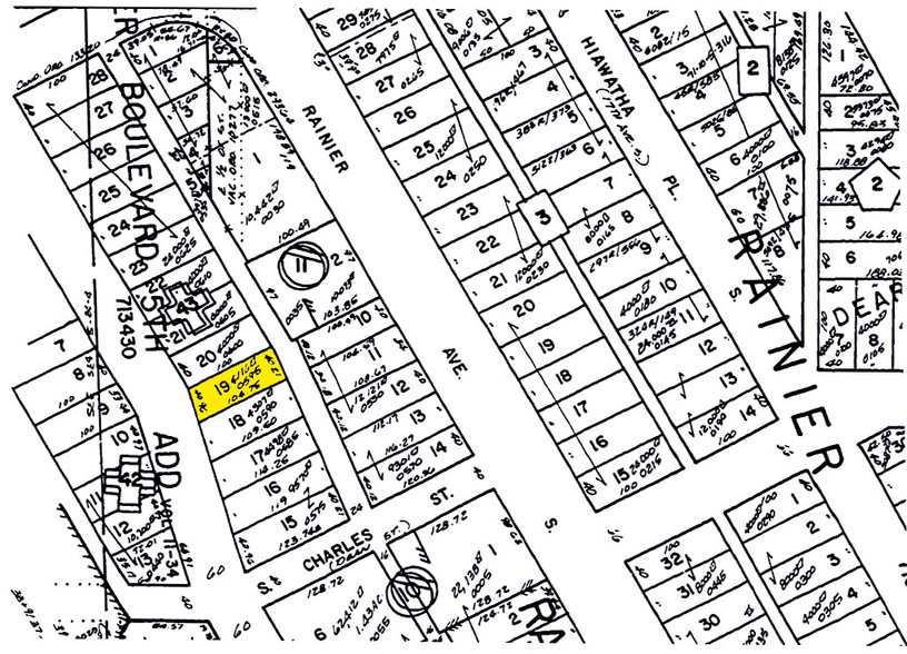 836-838 Poplar Pl S, Seattle, WA à louer - Plan cadastral – Image 3 sur 11