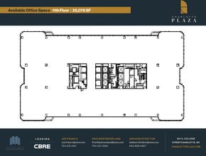 201 S College St, Charlotte, NC à louer Plan d’étage– Image 1 sur 1