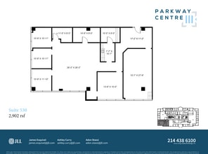 2745 Dallas Pky, Plano, TX à louer Plan d’étage– Image 1 sur 1