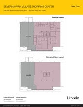541-587 Baltimore Annapolis Blvd, Severna Park, MD à louer Plan d’étage– Image 1 sur 1