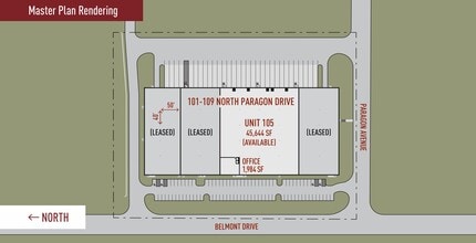 101 Paragon Dr, Romeoville, IL à louer Plan de site– Image 1 sur 1