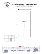 701-709 Jefferson Ave SW, Watertown, MN à louer Plan d’étage– Image 1 sur 1