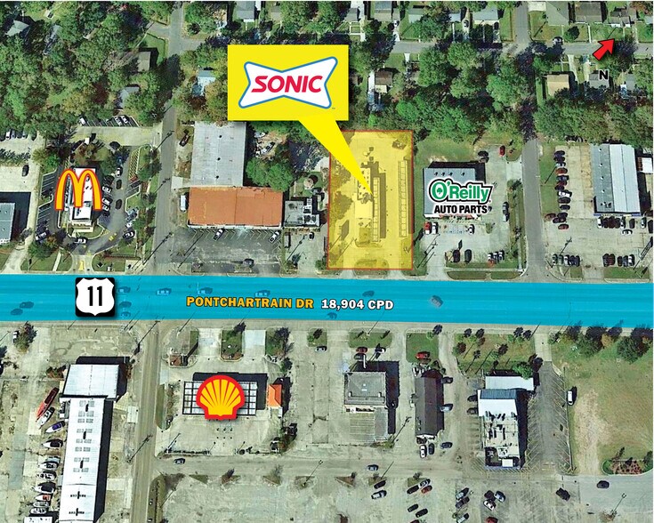 3225 Pontchartrain Dr, Slidell, LA à louer - Aérien – Image 2 sur 15